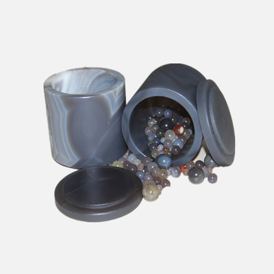 YLK 50ml στο βάζο άλεσης ανοξείδωτου 2000ml, αλέθοντας βάζο αχατών εργαστηρίων
