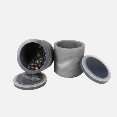 ποιότητας  Hard 100ml - 5L Lab Ball Mill Jars Agate Grinding With Lid εργοστάσιο